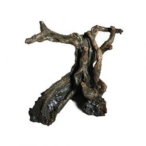 OMEM Abri pour reptiles - Décoration d'habitat - Terrarium - Cachette d'arbre - Humidifie les grottes (FSOMEM, neuf)