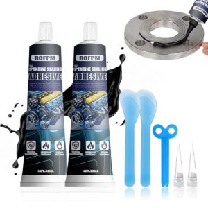 Pate A Joint Moteur Haute Temperature, Pate a Joint Carter, Silicone Noir, Joint Carter Huile Moteur, Joint D'étanchéité du Joint de Service du Moteur, Joints Mécaniques de Moteur Automobile (YIngsStore, neuf)