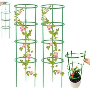 support plante grimpante,tuteur tomate 200 cm,tuteur rond,kit palissage plantes grimpantes,support rosier grimpant exterieur,tuteur hortensia,fraisier grimpant a planter,support de tige de plante (SOCLING, neuf)