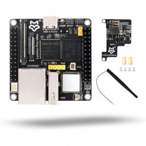 LUCKFOX-Pico-Ultra-W-PoE-Kit, Mini Linux Development Board with WiFi & POE Module,Adopt RV1106G3 Chip,256MB RAM,8GB EMMC,Support Intelligent Coding,for Embedded Application, with POE&Camera Interface (dongxiaobina, neuf)