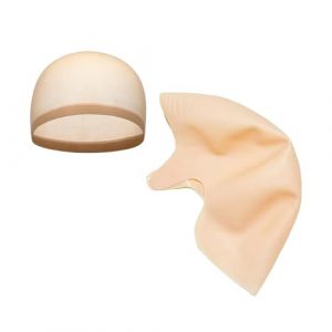 Couvre-chef De Moine D'aspect Naturel Oreilles Allong&eacute;es En Latex Souple Bonnet Chauve Pour Des Repr&eacute;sentations Th&eacute;&acirc;trales Et Perruque T&ecirc;te Chauve R&eacute;aliste (fankundianzishangwuyouxiangongsi, neuf)
