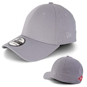 New Era 39THIRTY Casquette de baseball pour homme Édition limitée MLB 39THIRTY Stretch Fit New York Yankees, Essential Basic - Gris - Medium (Big Leshopski, neuf)