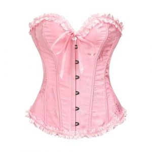 NaLatia Corset Femme Bustiers et Corsets Femme 2024 Vintage Embroidered Corset Femme Bustier Femme Chic et Elegant Corset Pirate Femme Corset Princesse Corset Sexy Femme Deguisement Grande Taille (GUnakd, neuf)