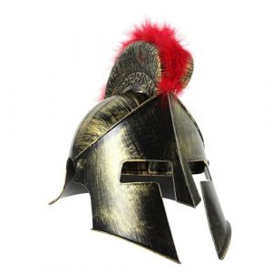 OUNONA Casque De Soldat Romain Adulte Pour D&eacute;guisement Cosplay De Soldat Accessoire De F&ecirc;te (Gustell, neuf)
