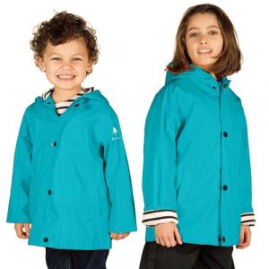 Breizh Ocean - Cir&eacute;, Imperm&eacute;able Enfant, Cr&eacute;ation Fran&ccedil;aise ELVEN Mixte Gar&ccedil;on ou Fille - Impermeable Enfant Int&eacute;rieur Ray&eacute; Style Marini&egrave;re avec Capuche - Manteau Garcon ou Fille de 1 &agrave; 14 ans (BREIZH OCEAN, neuf)