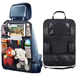 Voarge Support de Protection de Dossier de Voiture, Organisateur Multi-Poches,Tissu Oxford pour siège de Voiture, Protection de Dossier de Voiture pour Enfants (Voarge Direct, neuf)