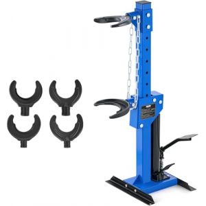 Orion Motor Tech Compresseur de Ressort Amortisseur Hydraulique Force de Compression 1 Tonne Capacit&eacute; 4,5 Tonnes de V&eacute;rin Hydraulique avec 4 Pinces &agrave; Ressort pour Voitures Camions SUVs (LAOLAOPI, neuf)