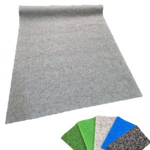 MadeInNature, Gazon synth&eacute;tique Ext&eacute;rieur, PREMIUM, Gazon artificiel, faux gazon au m&egrave;tre, Id&eacute;al pour terrasse balcon et jardin, Gris 4x3m (cit&eacute; de la d&eacute;co, neuf)