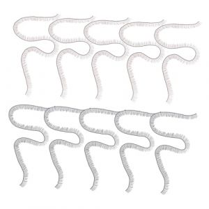 VALICLUD 20 pi&egrave;ces Faux Cils pour Poup&eacute;e Noir et Marron Accessoires DIY pour Bricolage Cils Nylon Durables pour Yeux de Poup&eacute;e R&eacute;alistes (MOUBACK, neuf)