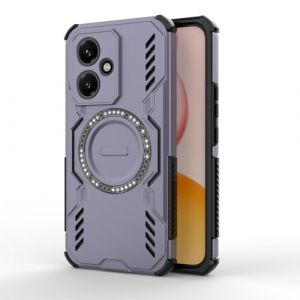 YUXING Coque pour Honor 400 5G - Protection Militaire Anti-Choc avec Motif Anti-Dérapant, Revêtement PC Rigide et TPU Souple, Anneau Housse de Téléphone avec Airbags-Purple (Mayfei, neuf)