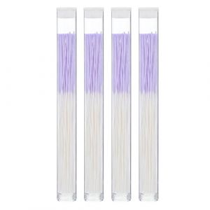 PLAFOPE Cure-oreilles Jetables pour Piercings D&rsquo;oreilles et Nez, 360 Pi&egrave;ces Violet, Nettoyeur Pr&eacute;cis pour Trous de Boucles D&rsquo;oreilles, Outil Hygi&eacute;nique Portable pour Soins Personnels (Comexs, neuf)