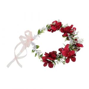 LIFKOME Couronne Diadème Mariée Couronne De Fleurs Couronne Fleur Cheveux Accessoires Cheveux Fleurs Fleur Casque Couronne De Fleurs De Mariée Fleur Couronne Bandeau Fleur (Yaeerang, neuf)