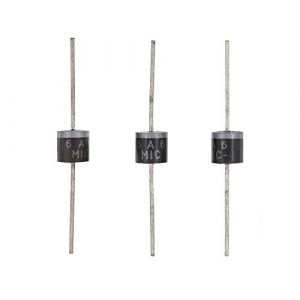 HUABAN 5 pièces 6A6 Diode de redressement 6A 600V R-6 Axial 6 Amp 600 Volt (ERIC ELECTRONICS TECHNOLOGY LIMITED, neuf)