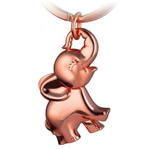 FABACH porte Jumbo &eacute;l&eacute;phant - Pendentif pour femme et meilleure amie - Cadeau pour les amateurs d'&eacute;l&eacute;phant, Or rose, Taille unique (Unique Elements GmbH, neuf)