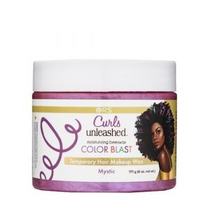 ORS Curls Unleashed Mystic Color Blast Cire de maquillage temporaire pour cheveux, avec cire d'abeille hydratante et huile de ricin, pour une meilleure exp&eacute;rience de coloration (Online Wellness Ltd, neuf)