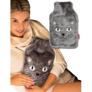 soxo Bouillotte Eau Chaude Cadeau Pour Bebe Peluche Bouillote Anti Colique Enfant Bouillotes Chat 2 (Soxo, neuf)