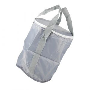 DEARMAMY Bassine Pliable Pour Bain Portable, Bassine De Lavage Pour Bain, Taille Avec Couvercle (30*36), Couleur Grise (Liiane, neuf)