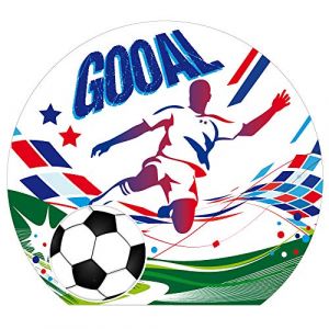 Adzif.biz Le sticker de decoration - D&eacute;coration Enfant - Adh&eacute;sif T&ecirc;te de Lit - Football - Dimensions 81 x 90 cm - Protection Anti-UV (Forum France, neuf)