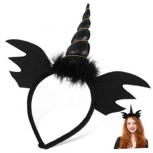 WRITWAA Serre-t&ecirc;te Licorne Bandeau Licorne pour Gar&ccedil;on Fille Accessoire de Coiffure pour Halloween et F&ecirc;tes (Saieli, neuf)
