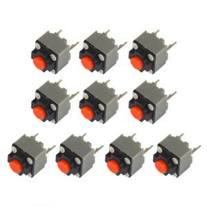 Whltzf 10pcs Kailhs Silents Microswitch 6x6x7 3 Mm Slear Silents Commutateurs Bouton Souris Microswitch Commutateurs Kailhs Silents Souris Microswitch (HHH+H, neuf)