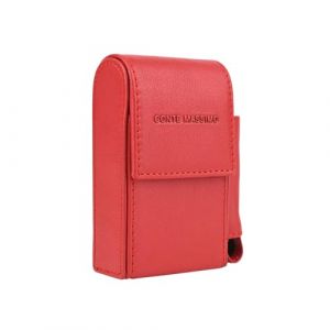 Conte Massimo &Eacute;tui &agrave; Cigarettes en Cuir V&eacute;ritable avec Porte-Briquet, pour Homme et Femme, &Eacute;tui pour Paquet de Cigarettes et Briquet (GreSel, neuf)
