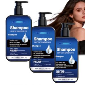 Shampooing soin du cuir chevelu pour hommes et femmes, shampoing purifiant et clarifiant en profondeur pour cuir chevelu irrit&eacute; et sujets aux pellicules, shampoing hydratant doux (3pcs) (TXYUE, neuf)