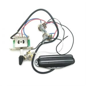 Micro De Guitare Electrique Pièces De Guitare Électrique Pour Boîte À Cigares Kit De Câblage Pour Guitare Pré-câblée Trou Sonore Double Rail Micros De Guitare À Simple Bobinage (ebester, neuf)