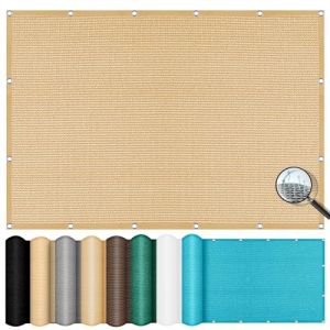 Voile d'ombrage Toile Ombrage 1 x 3.6 m, Anti 98% UV Contre Le Vent Anti-déchirure, Toile Ombrage Auvent Voile d'ombrage, Respirant Toile Ombrage, pour Pergola, Extérieur, Jaune Sable (LvLiangShiLiShiQuQiangFeiMaoYiYouXianGongSi, neuf)