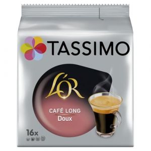 TASSIMO &ndash; Caf&eacute; Long Aromatique pour Pause Gourmande, Dosettes L'O Compatibles (16 unit&eacute;s) - Le lot de 3 (March&eacute; Parisien, neuf)
