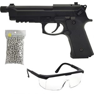Saigo Defense Pack Airsoft Pistolet Électrique AEP / CM132S Automatique/Coup par Coup et Rafale/Plastique ABS et Métal/Puissance 0.5 Joule/Livré avec Accessoires (THE REPLICANT, neuf)