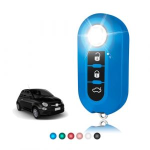TOOMUME Coque Clé TPU Brillant, Etui Clé Étui Clé Adapté pour Fiat 500 500L 500C Grande Punto Panda Brava Bravo Doblo Ducato Abarth Lancia Y Ypslon Delta Musa (TOOMUME, neuf)