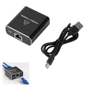 Doubleur RJ45, Switch Ethernet, Switch RJ45, Hub RJ 45, Multiprise Ethernet, Répartiteur RJ 45, Repartiteur Cable Ethe rnet RJ4 5, pour Ordinateur, Commutateur, Routeur, Décodeur, Télévision Numérique (SUSAN ALICE MORROW-, neuf)