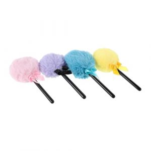 Outanaya Lot De 4 Houppettes &Agrave; Maquillage : Houppettes Souples Pour Et Duveteuse Pour Visage, Outil Cosm&eacute;tique Multi-usages Pour Fixer Fond De Teint, Id&eacute;al Pour (GModern, neuf)