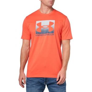 Under Armour UA Boxer de Sport &agrave; Manches Courtes pour Homme, Fire / / Mod Gray, L (Fashion Sportline, neuf)