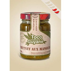 TOCO - D&eacute;lices de Guyane &ndash; Chutney aux Mangues &ndash; Parfume Naturellement Tous Vos Plats &ndash; Ingr&eacute;dients Naturels Et 100 % Fran&ccedil;ais &ndash; 100 Grammes (ANTILLES SUR TARN, neuf)