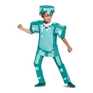 Des gamins Minecraft De luxe Armure de diamant D&eacute;guisement - S (Morph Costumes, neuf)