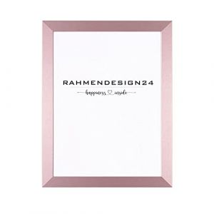 Rahmendesign24 Cadre photo London - 13 x 18 cm - Or rose - Cadre amovible - Cadre pour poster, puzzle (Rahmendesign24, neuf)