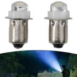 ARMYJY Ampoule de Rechange &agrave; Del 6000 K &agrave; &eacute;conomie d'&eacute;nergie pour Lampe de Poche, 2 pi&egrave;ces (6 V) (GreenandHouse, neuf)