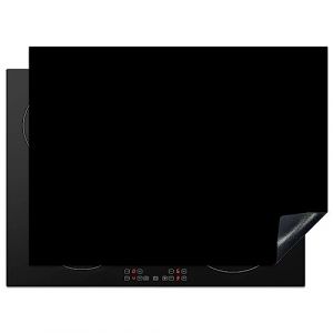 Prot&egrave;ge-plaque &agrave; induction - Plaque Protection Vitroc&eacute;ramique Induction - Vinyl - Noir - Fonc&eacute; - Solide - Couleur - 71x52 cm - Couvre Plaque de Cuisson - Accessoires de Cuisine (MuchoWow GmbH, neuf)