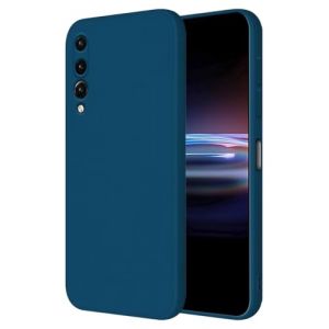 HONLEN Coque pour Huawei P20 Pro Protection Étui, (6.1" inches) Liquide TPU Silicone Case Anti Rayures Ultra Mince Souple Cover en Silicone Bleu Saphir (HONLEN, neuf)