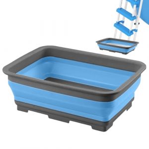 Bassin De Bain De Pieds, Bassin Pédiluve Pour Piscine, Baignoire De Lavage Des Pieds De Pliable, Accessoires Piscine, Pour ÉChelles Piscines, Rincez Vos Pieds, Garde La Piscine Propre (SUSUWang1300, neuf)