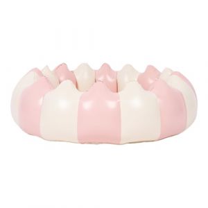 EIMSOAH Petite Piscine Gonflable Portable avec Balle Gonflable pour Enfant en Bas &acirc;ge, Int&eacute;rieur et Ext&eacute;rieur, Mat&eacute;riau en PVC &eacute;pais pour une Utilisation dans le Jardin &agrave; la Maison (Rose ray&eacute;) (Wenzeny, neuf)