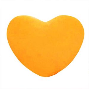 KQIVAM Coussin Coeur, Coussin en Forme de Coeur Jaune, Oreiller Coeur Coussin Décoratif en Peluche, Peluche Coeur Coussin Canape Convient pour Les Salon lit Chambre d'enfant Decoration Chambre 20 CM (⭐⭐⭐⭐⭐KQIVAM (Arrivée dans 5-12 jours), neuf)