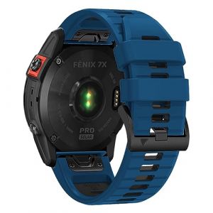 AISPORTS Compatible avec Garmin Tactix 7/7 Pro/Bravo/Charlie/Delta Bracelet en Silicone, Bracelet de Montre &agrave; Ajustement Rapide de 26mm Bracelet de Remplacement pour Garmin Descent MK1/MK2/MK2i (AISPORTS, neuf)