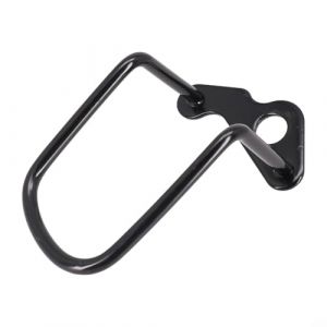 Protection de d&eacute;railleur arri&egrave;re pour v&eacute;lo, v&eacute;lo de route et v&eacute;lo pliable en acier pour cha&icirc;ne de v&eacute;lo et d&eacute;railleur (petites tailles) (Dibingmall, neuf)