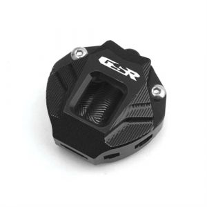 Générique 5 Couleurs Accessoires de Moto Coque de Protection de clé en Aluminium Porte-clés Porte-clés Compatible avec Suzuki GSR 750 400 600 GSR750 GSR400 GSR600 (YYSCBHD, neuf)