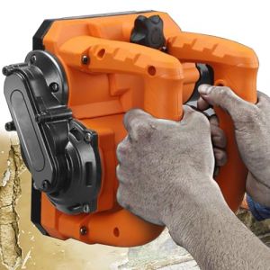DUXMM Raboteuse Murale &eacute;lectrique 6800 W Machine, raboteuse Murale &eacute;lectrique Robuste, Pelle &agrave; b&eacute;ton, 9000 TR/Min, Profondeur de Rabot r&eacute;glable de 0 &agrave; 4 mm, pour Granit, Pierre, marbre,6800W (DUXMM, neuf)