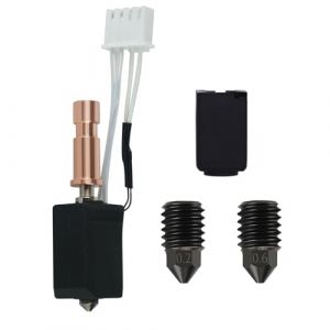 Hotend en céramique pour Anycubic Kobra S1, Hot end Heater Block Heating Rod Thermistor Kit with 0.2/0.4/0.6mm Hardened Steel Nozzle for Kobra S1, Kobra S1 Combo (Lankegu, neuf)