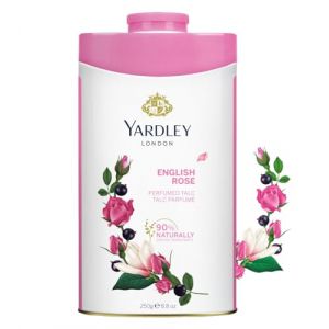 Yardley English Perfumed Talc, Rose by Yardley (Huckster Traders, neuf)
