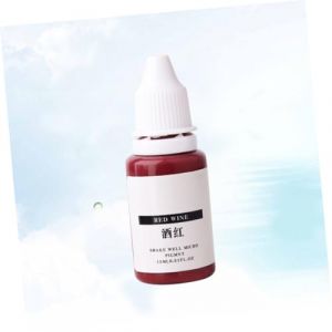 WOFASHPURET Pigment Semi-permanent Pour Maquillage Permanent Rouge Vin Pour Contour Des L&egrave;vres Et Eye-liner, Encre &agrave; Haute Concentration, Usage Professionnel Et Diy, Maquillage Solide (Leiyun, neuf)